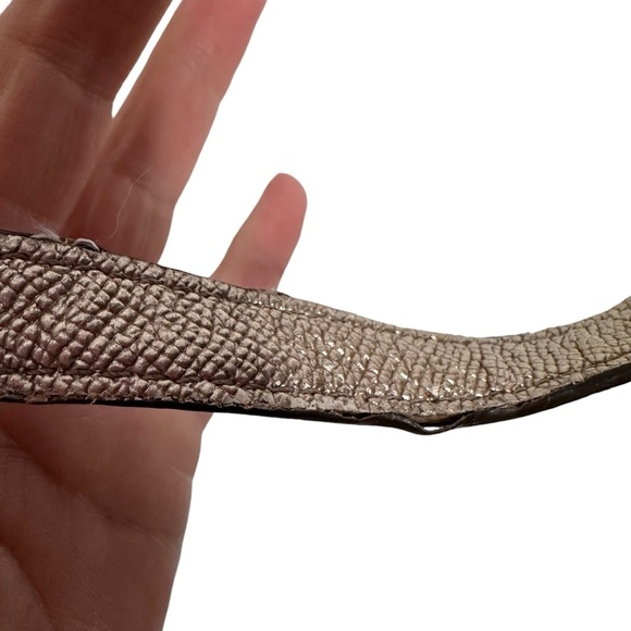 Coach Mini Christie Carryall Satchel in Crossgrain Gold Metallic Leather F23337 - Picture 9 of 16